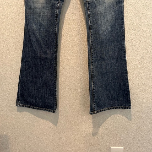 Vintage Abercrombie & Fitch Button Fly Jeans Flare Leg Medium Wash Size 29 - Picture 4 of 9